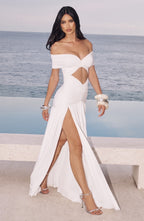 Kathryn Maxi Dress - White - Napalia