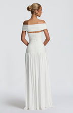Kathryn Maxi Dress - White - Napalia