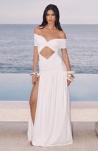 Kathryn Maxi Dress - White - Napalia