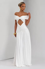 Kathryn Maxi Dress - White - Napalia