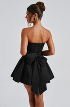 Katrina Mini Dress - Black - Napalia