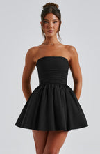 Katrina Mini Dress - Black - Napalia