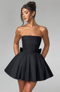 Katrina Mini Dress - Black - Napalia