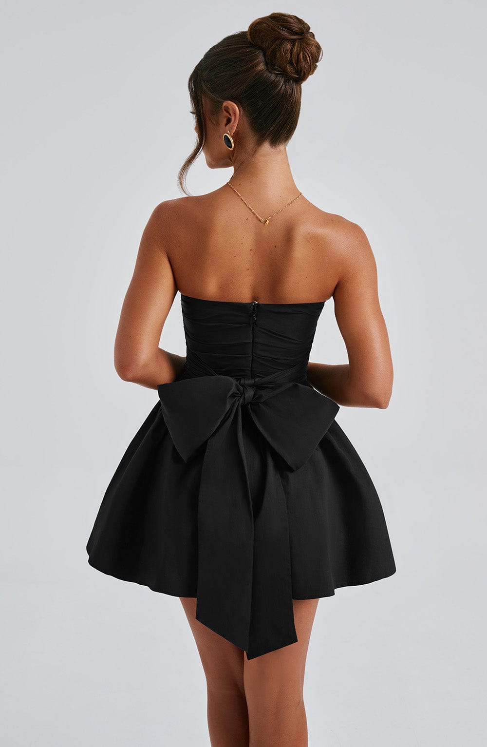 Katrina Mini Dress - Black - Napalia