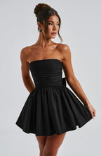 Katrina Mini Dress - Black - Napalia