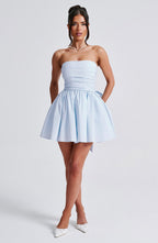 Katrina Mini Dress - Blue - Napalia