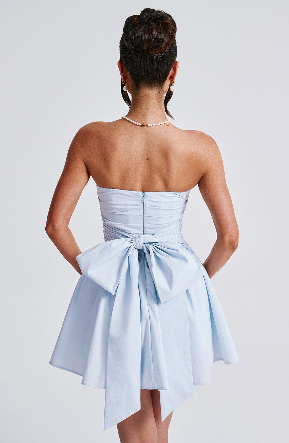 Katrina Mini Dress - Blue - Napalia