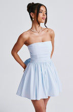 Katrina Mini Dress - Blue - Napalia