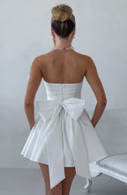 Katrina Mini Dress - Ivory - Napalia