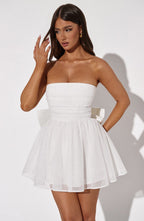 Katrina Mini Dress - Ivory Sparkle - Napalia