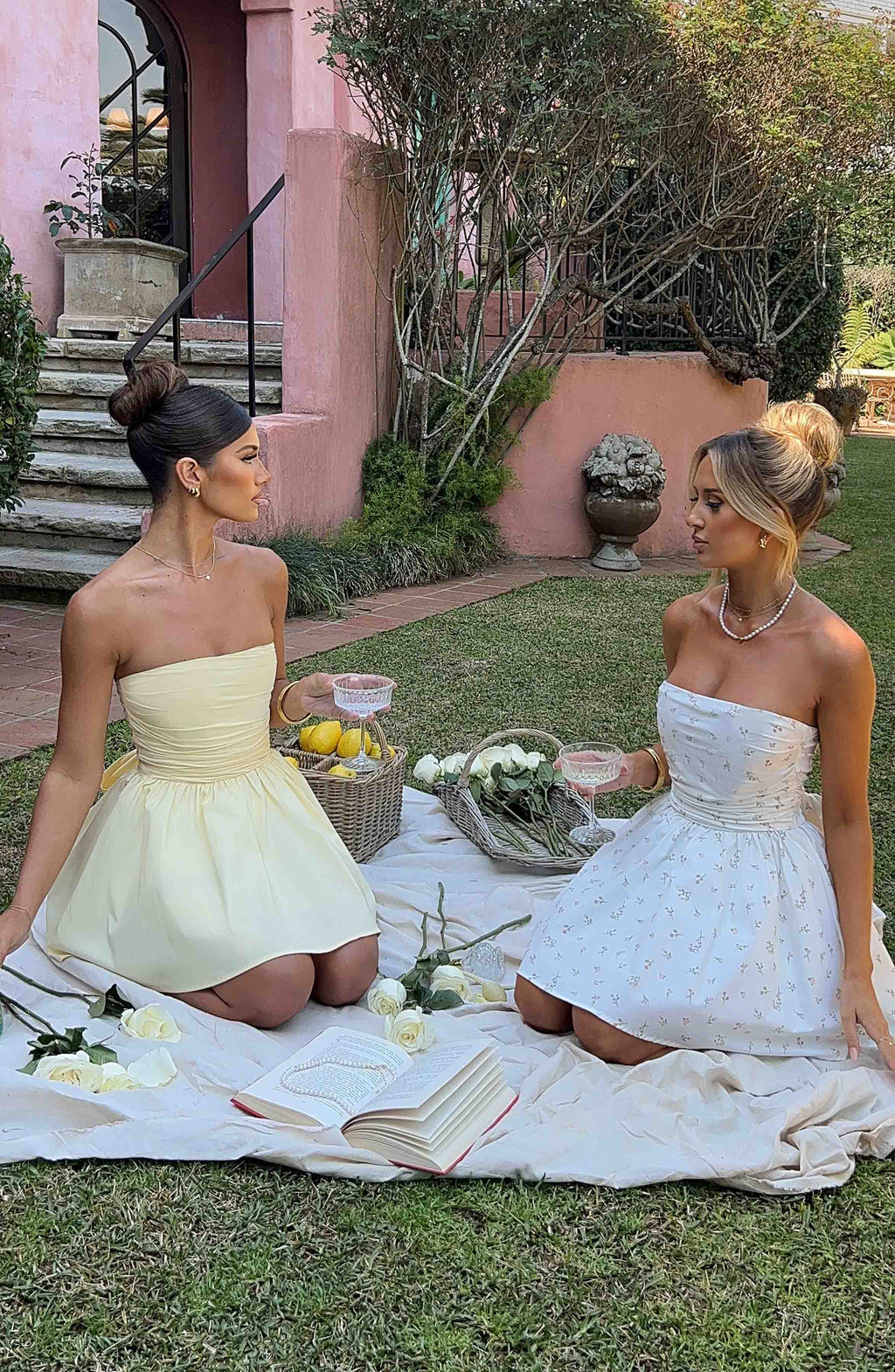 Katrina Mini Dress - Lemon - Napalia