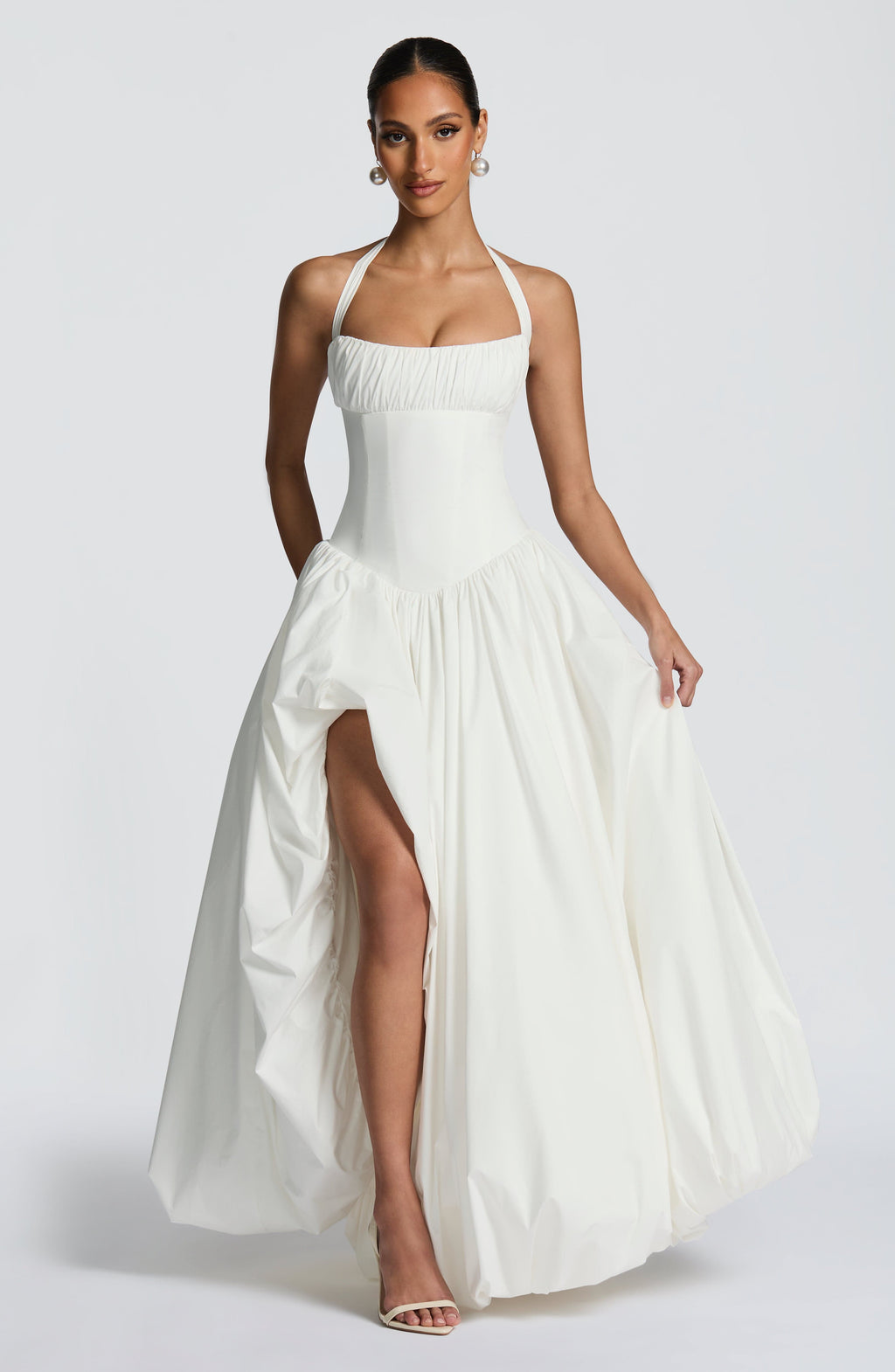 Keira Maxi Dress - Ivory - Napalia