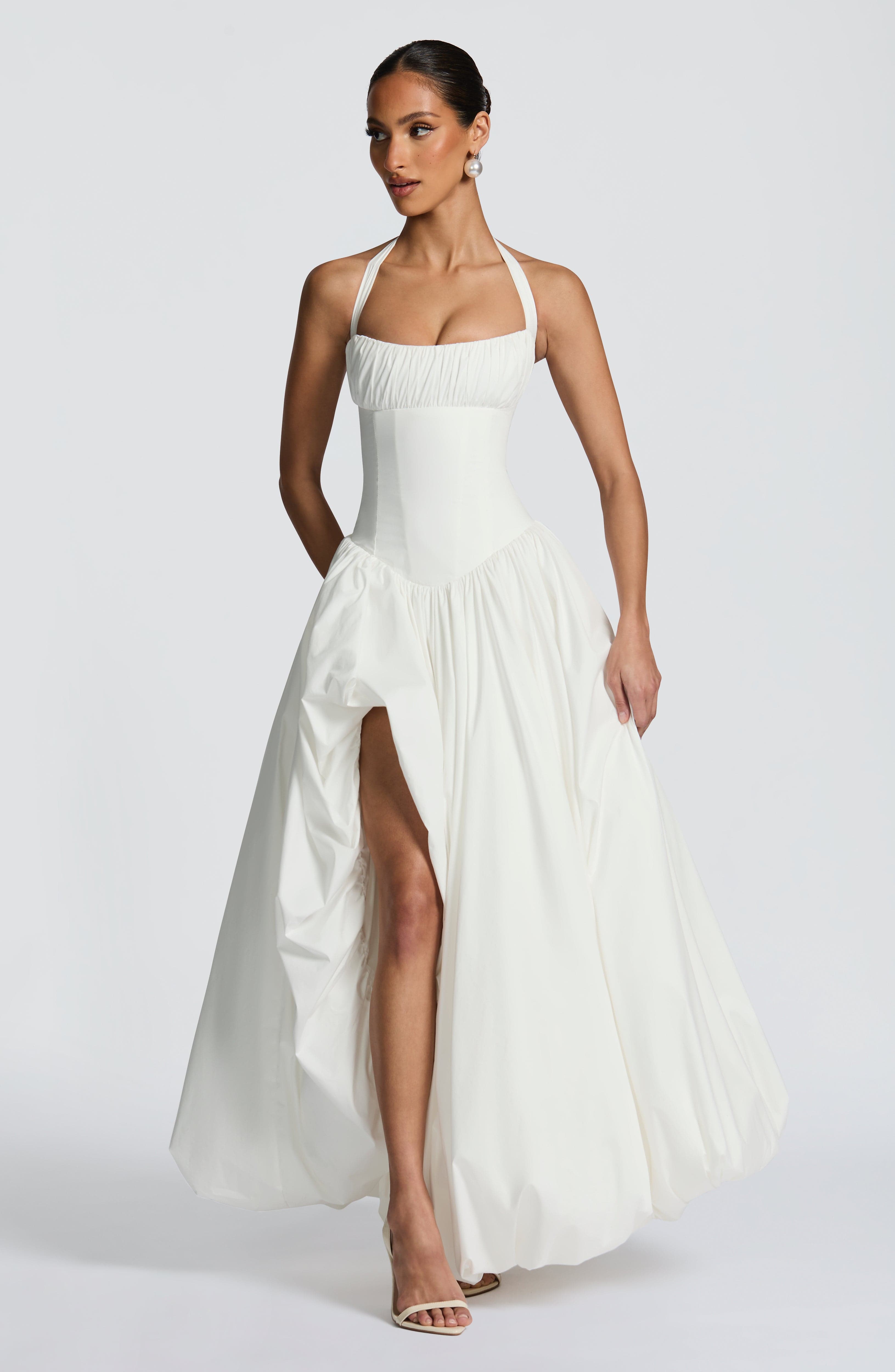 Keira Maxi Dress - Ivory - Napalia