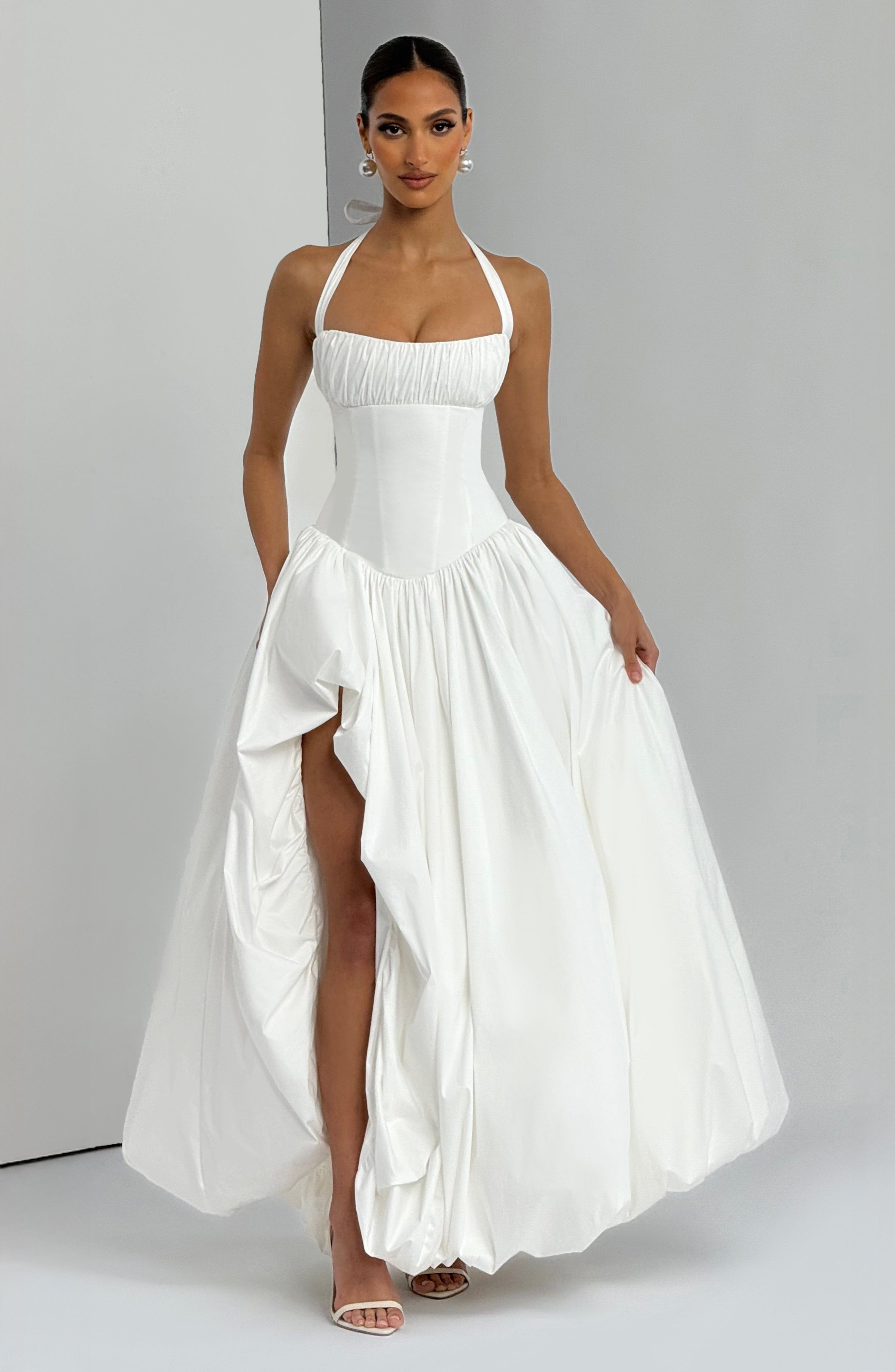 Keira Maxi Dress - Ivory - Napalia