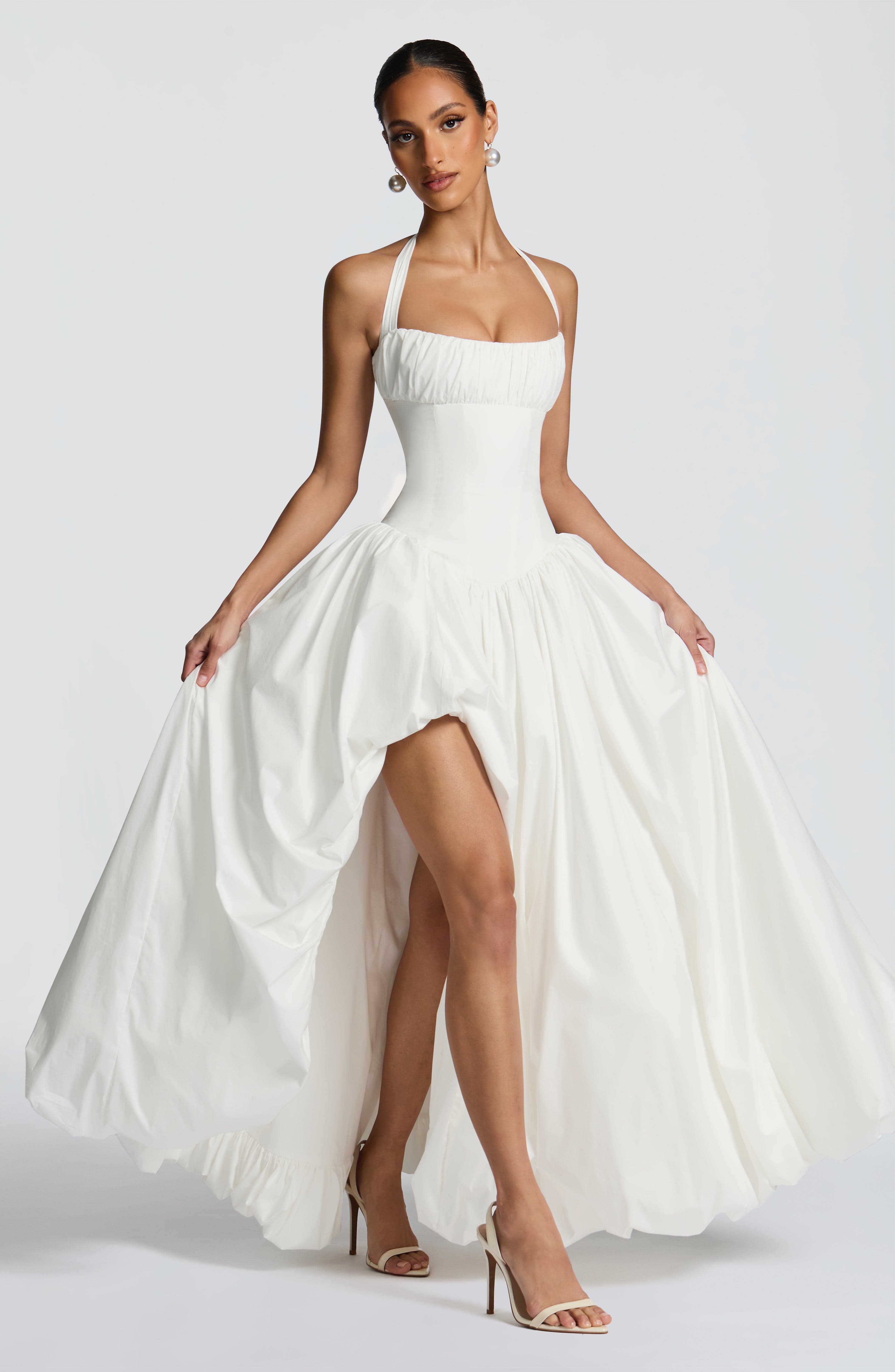 Keira Maxi Dress - Ivory - Napalia