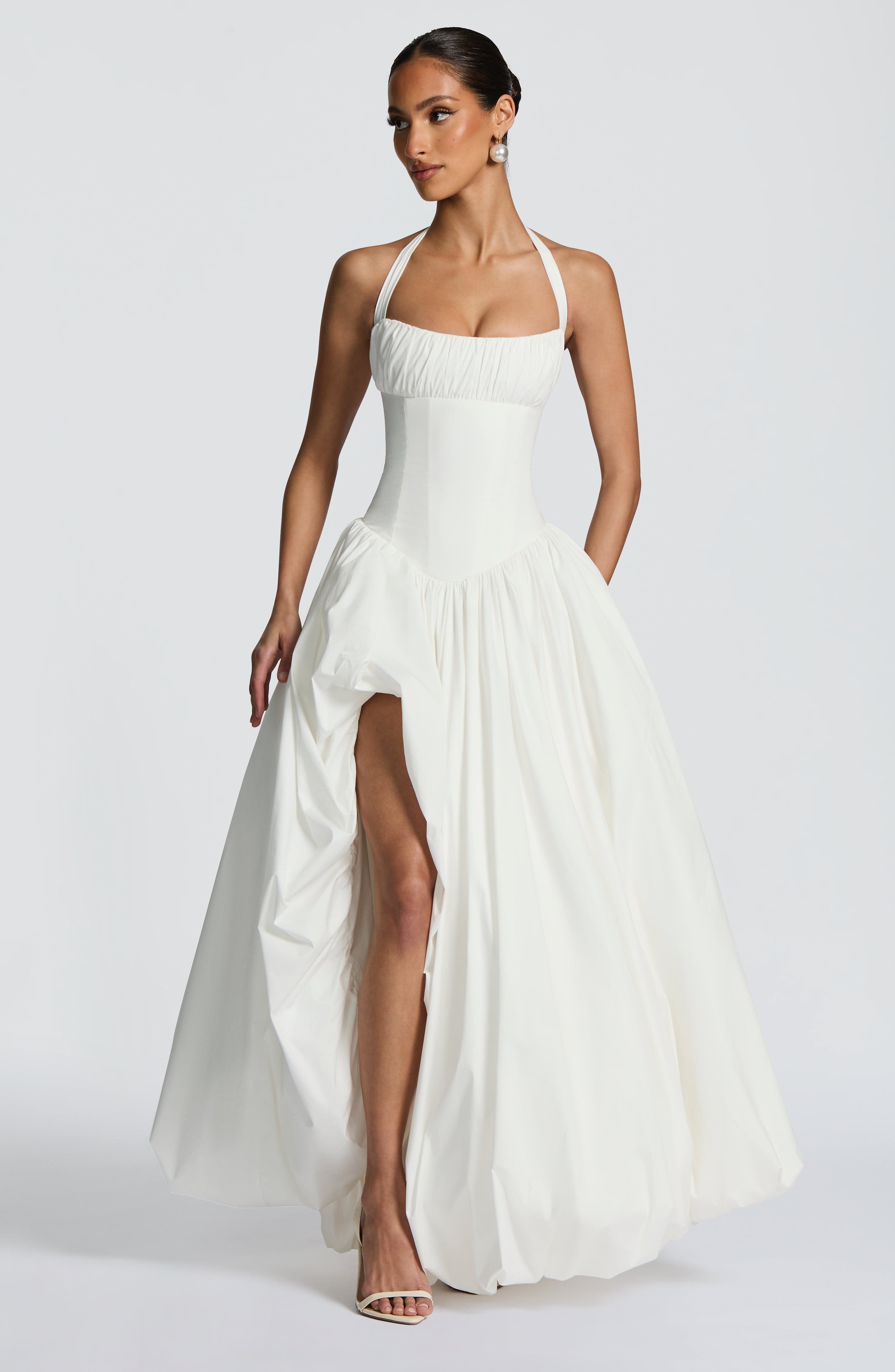Keira Maxi Dress - Ivory - Napalia