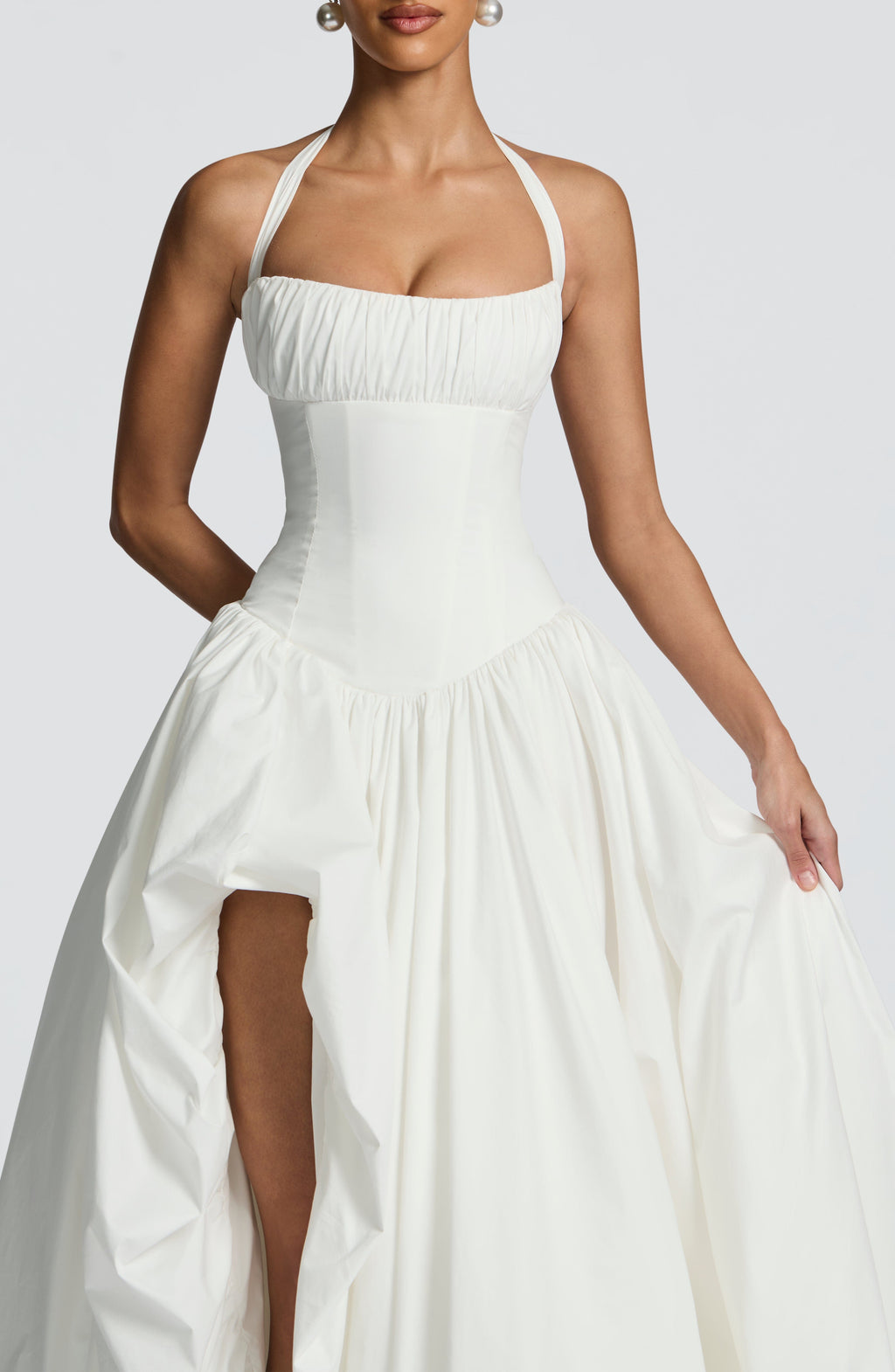Keira Maxi Dress - Ivory - Napalia