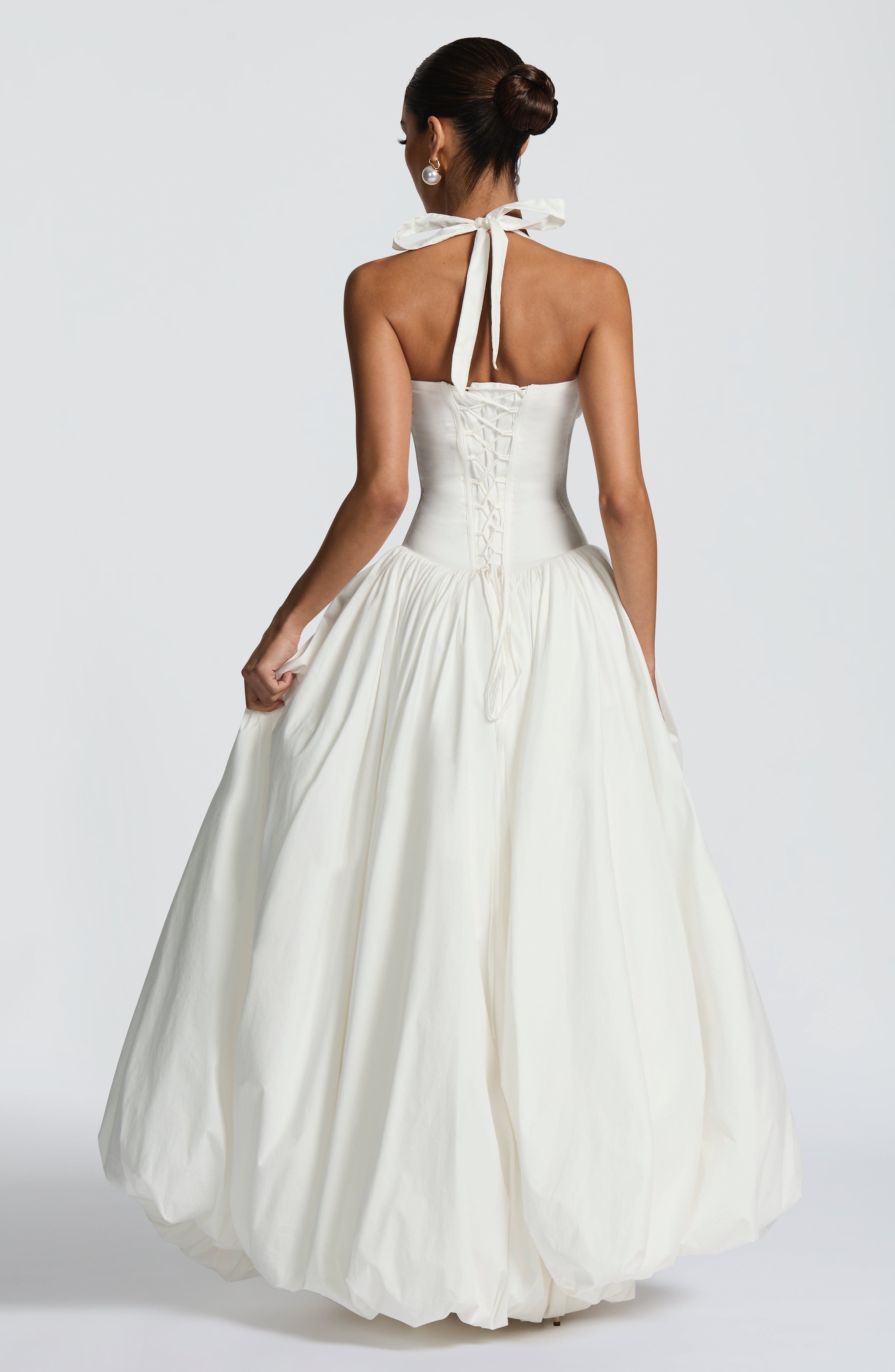 Keira Maxi Dress - Ivory - Napalia