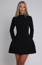Kelly Mini Dress - Black - Napalia