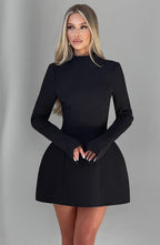 Kelly Mini Dress - Black - Napalia