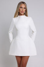 Kelly Mini Dress - Ivory - Napalia