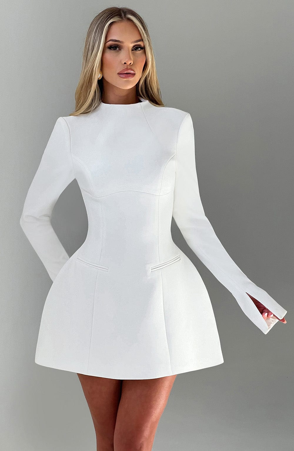 Kelly Mini Dress - Ivory - Napalia