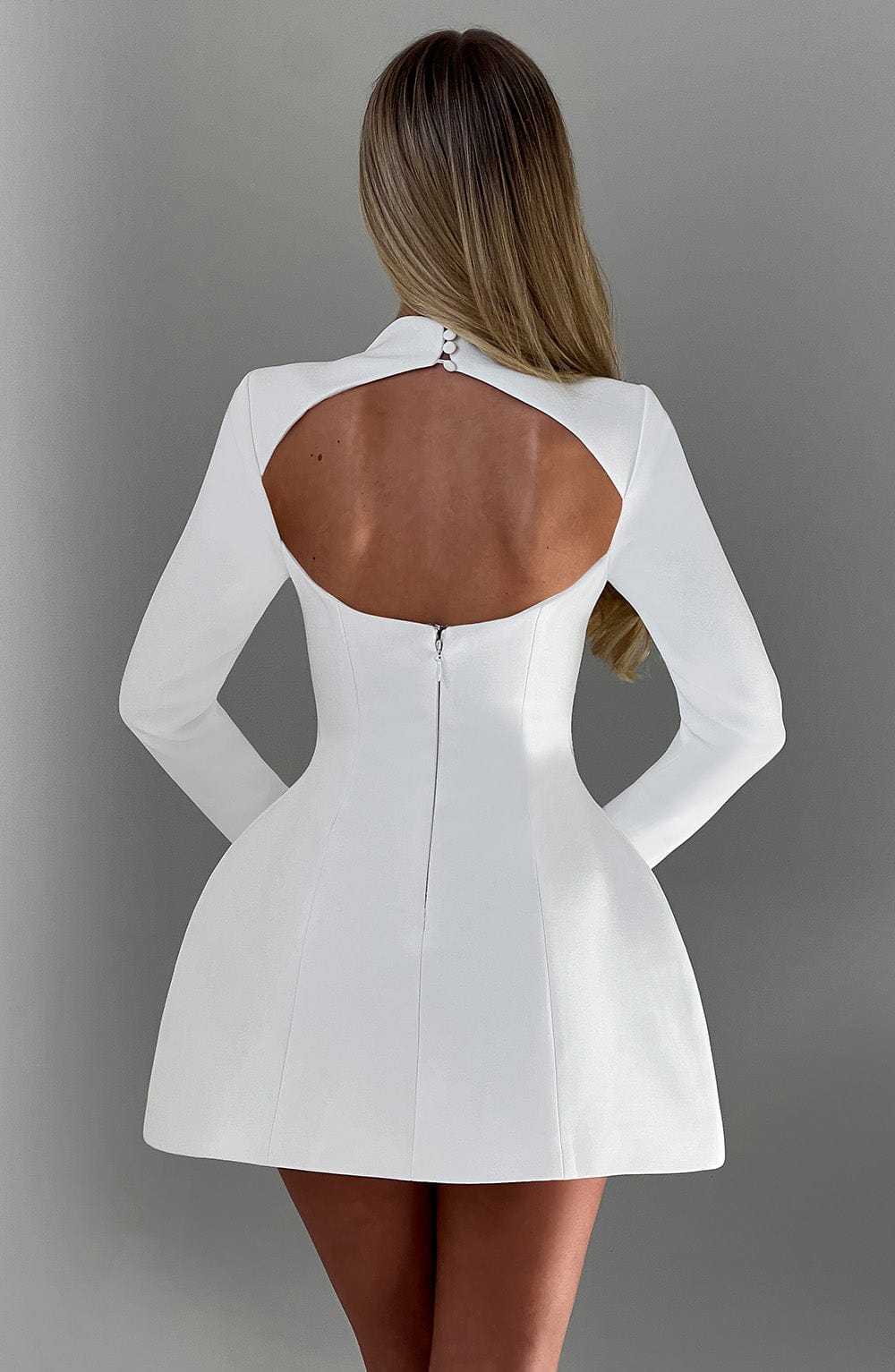 Kelly Mini Dress - Ivory - Napalia
