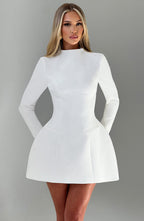 Kelly Mini Dress - Ivory - Napalia