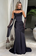 Kensington Maxi Dress - Black - Napalia
