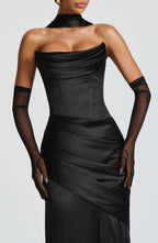 Kensington Maxi Dress - Black - Napalia