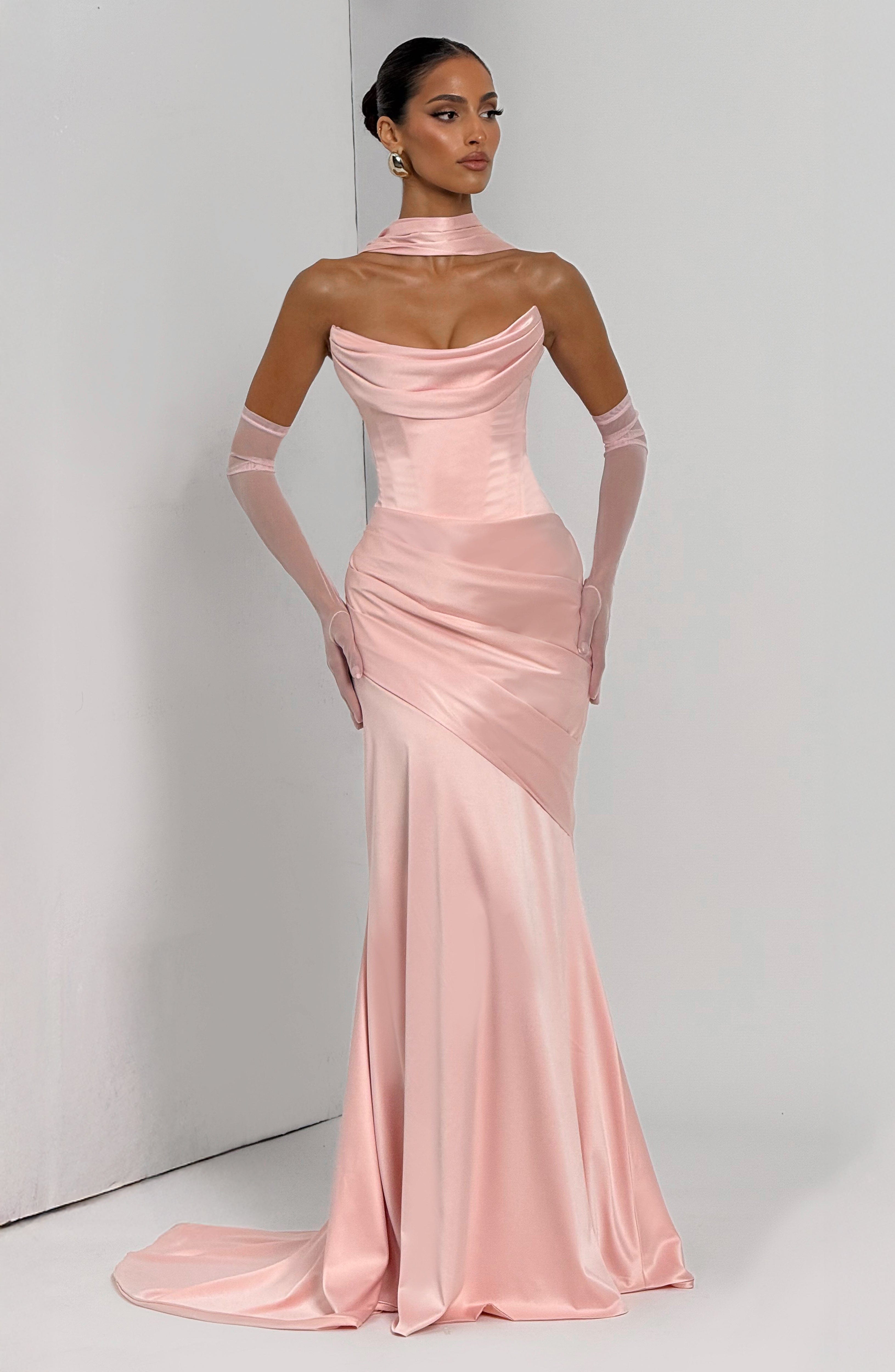 Kensington Maxi Dress - Blush - Napalia