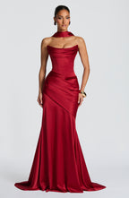 Kensington Maxi Dress - Deep Red - Napalia