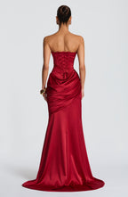 Kensington Maxi Dress - Deep Red - Napalia