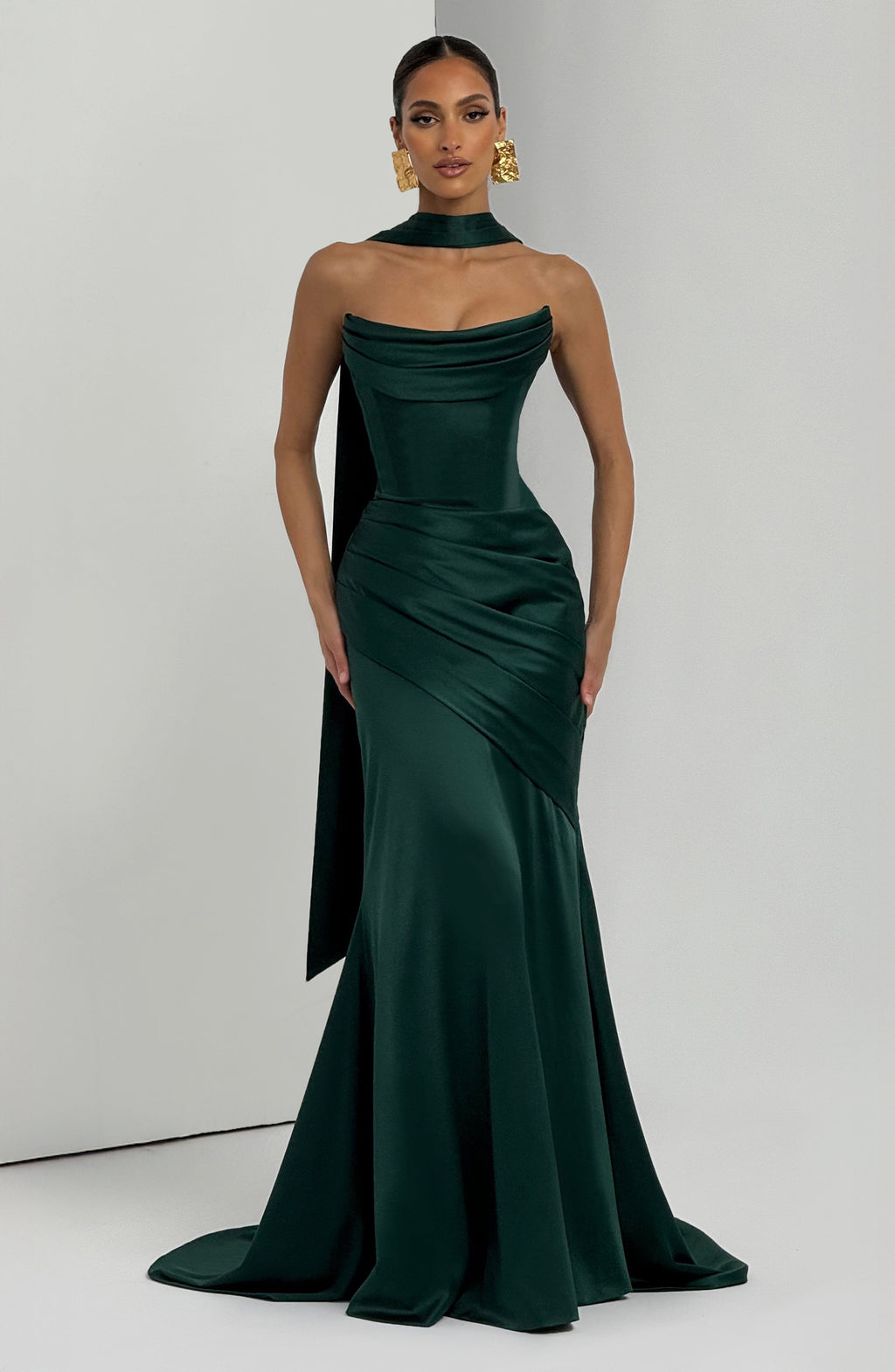 Kensington Maxi Dress - Emerald - Napalia