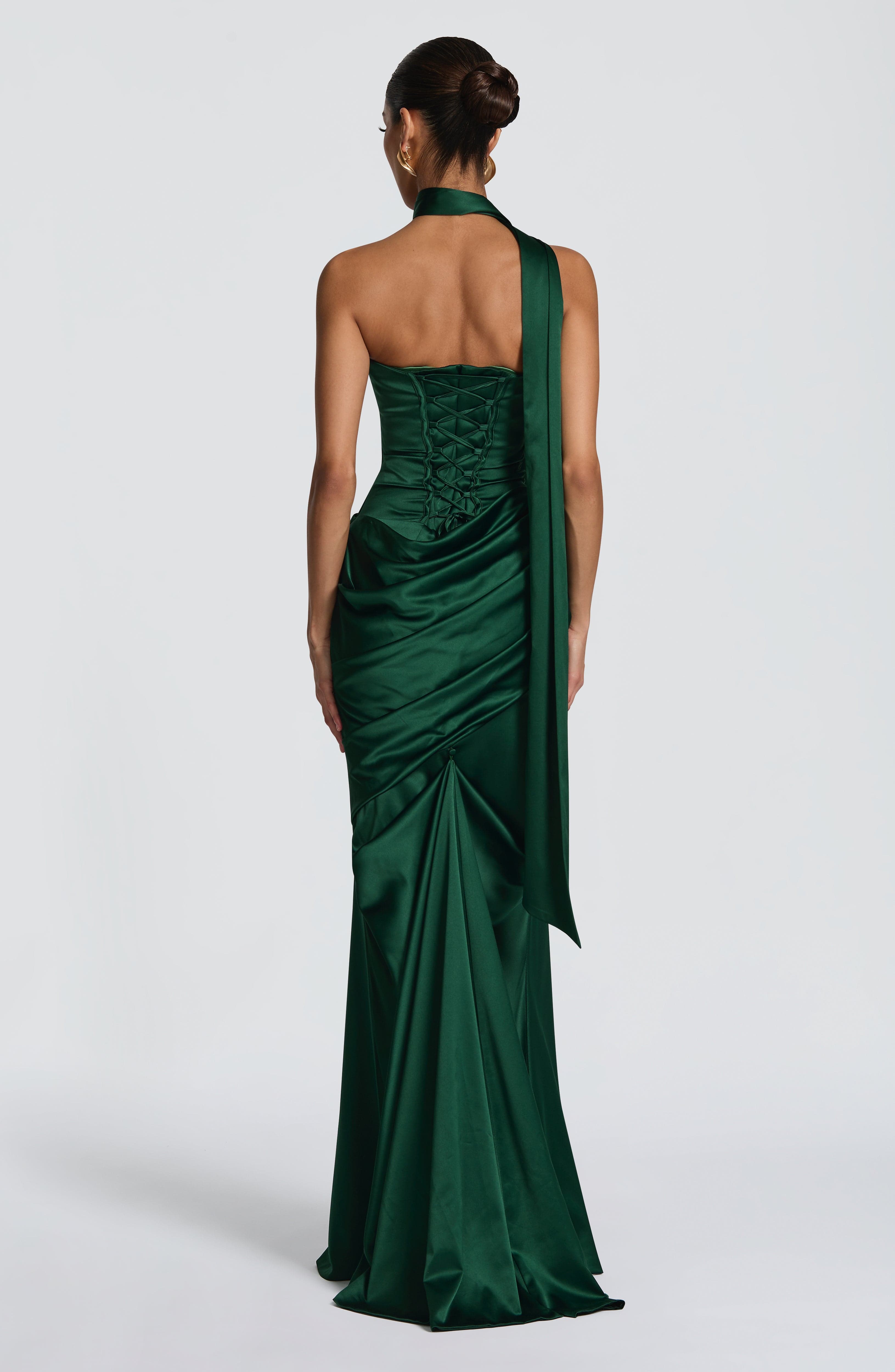 Kensington Maxi Dress - Emerald - Napalia