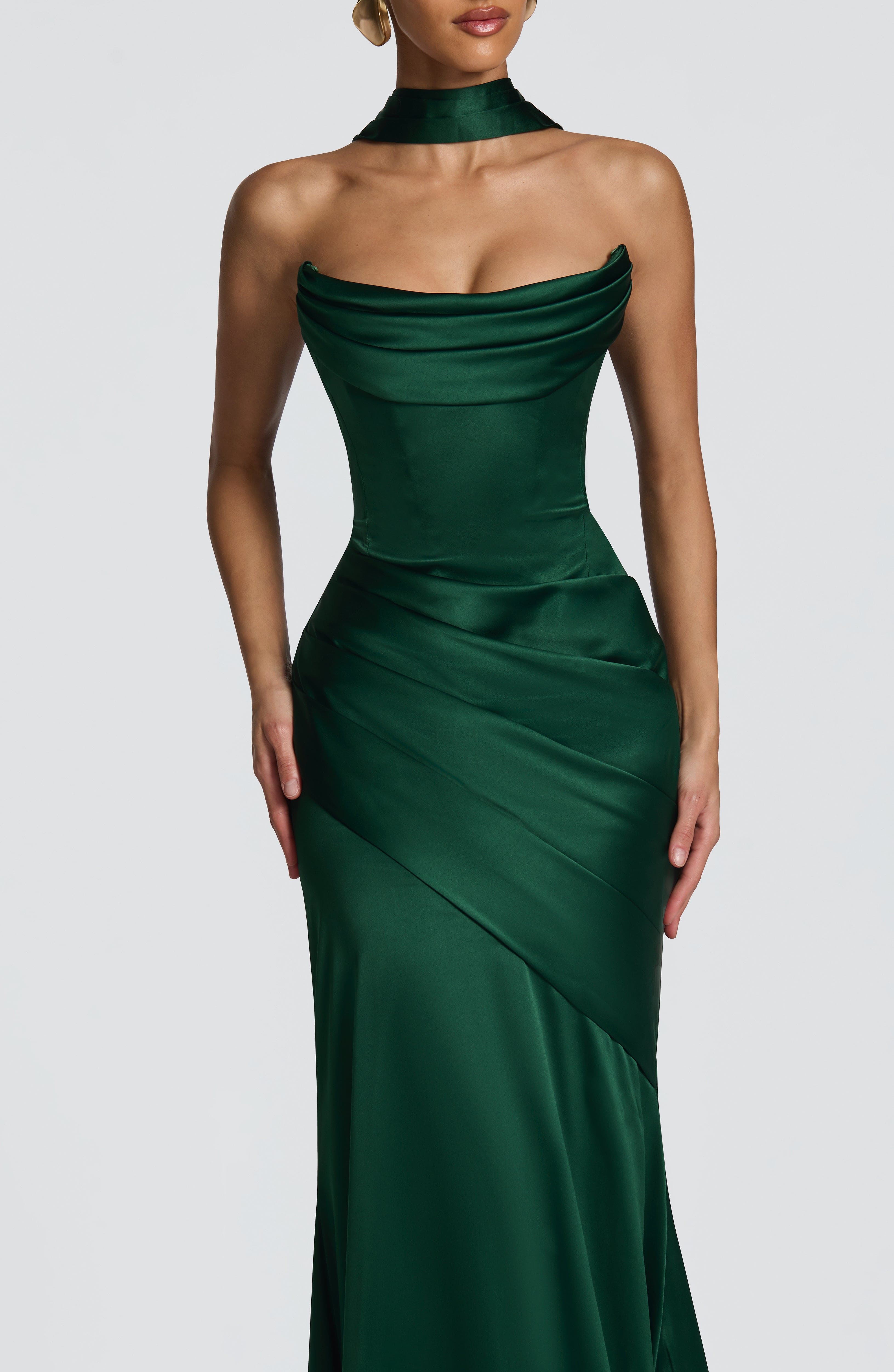 Kensington Maxi Dress - Emerald - Napalia