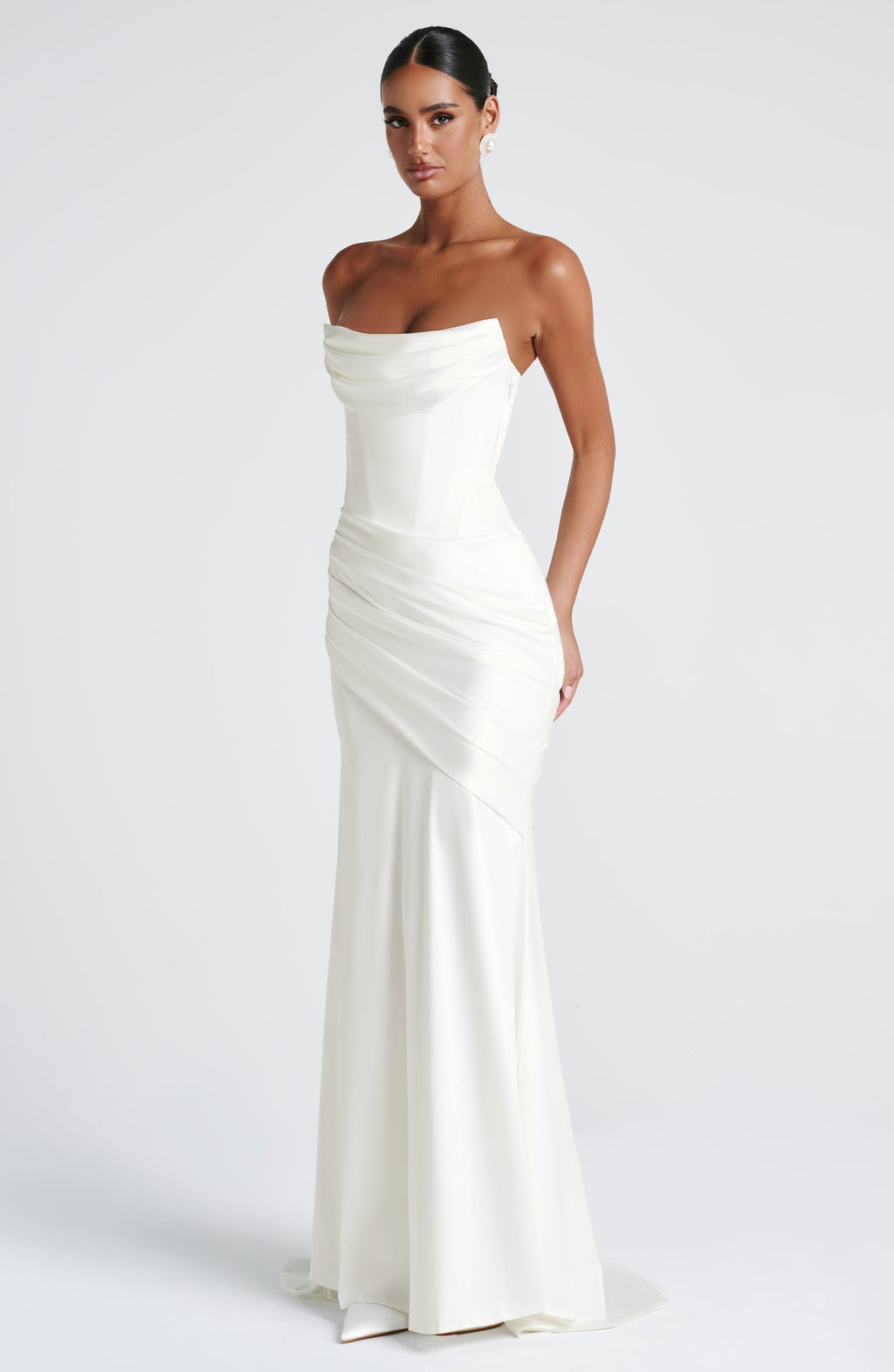 Kensington Maxi Dress - Ivory - Napalia