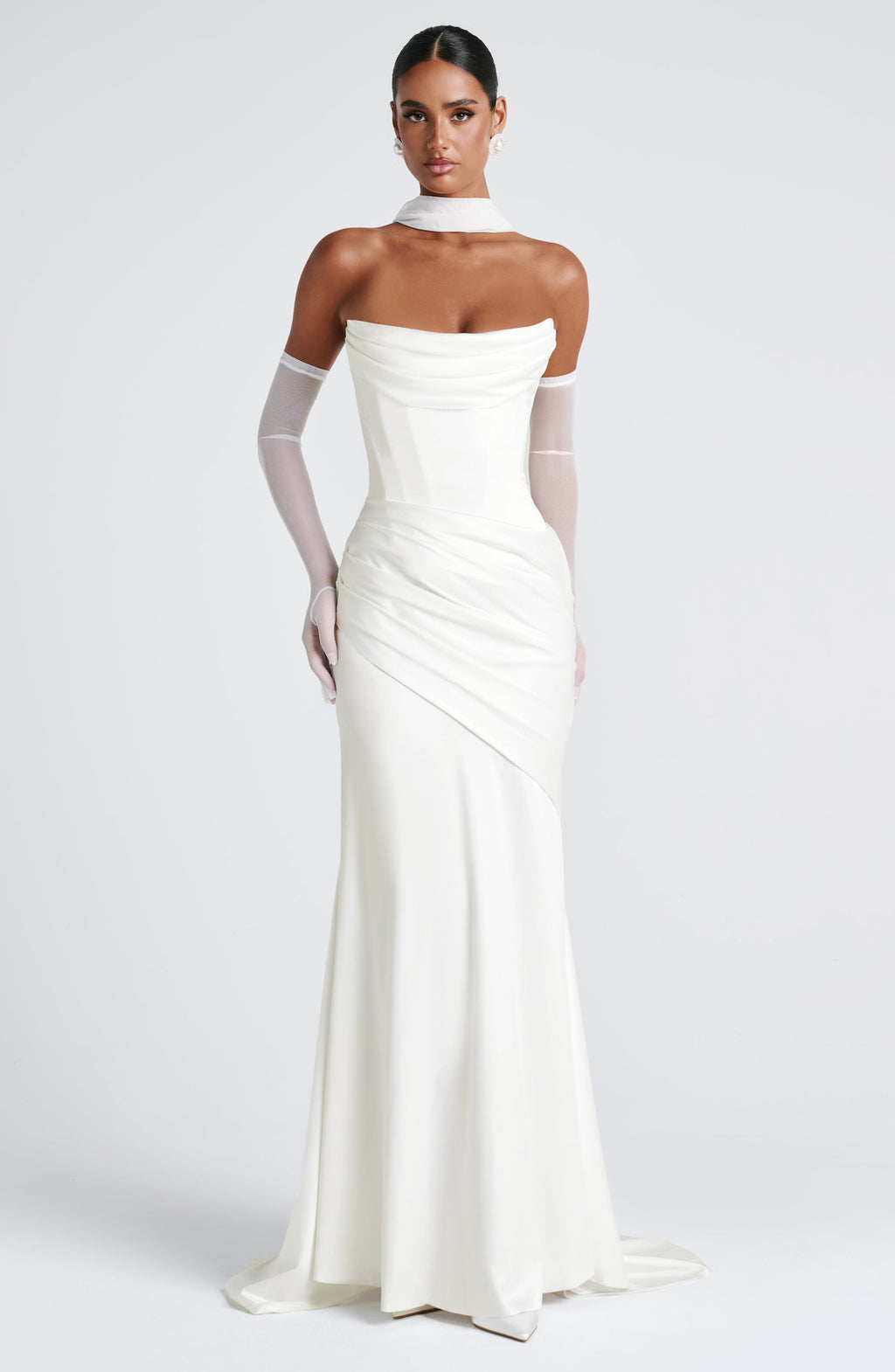 Kensington Maxi Dress - Ivory - Napalia