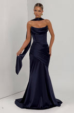 Kensington Maxi Dress - Navy - Napalia