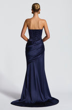 Kensington Maxi Dress - Navy - Napalia