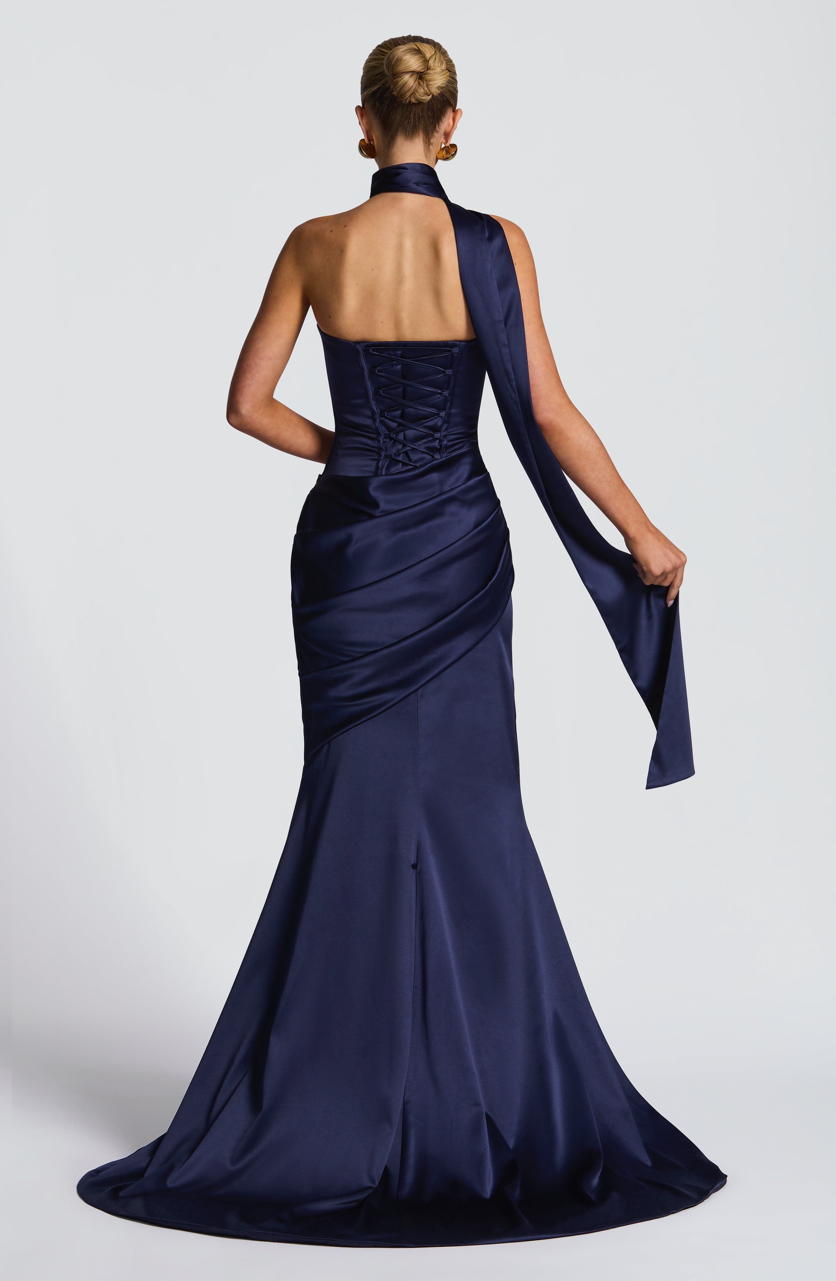 Kensington Maxi Dress - Navy - Napalia