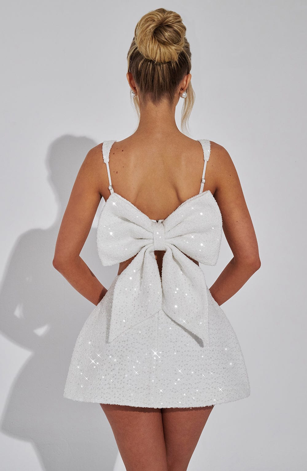 Kiri Mini Skirt - Ivory - Napalia