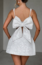 Kiri Mini Skirt - Ivory - Napalia