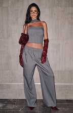 Kirsty Pants - Grey Marl - Napalia