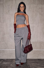 Kirsty Pants - Grey Marl - Napalia