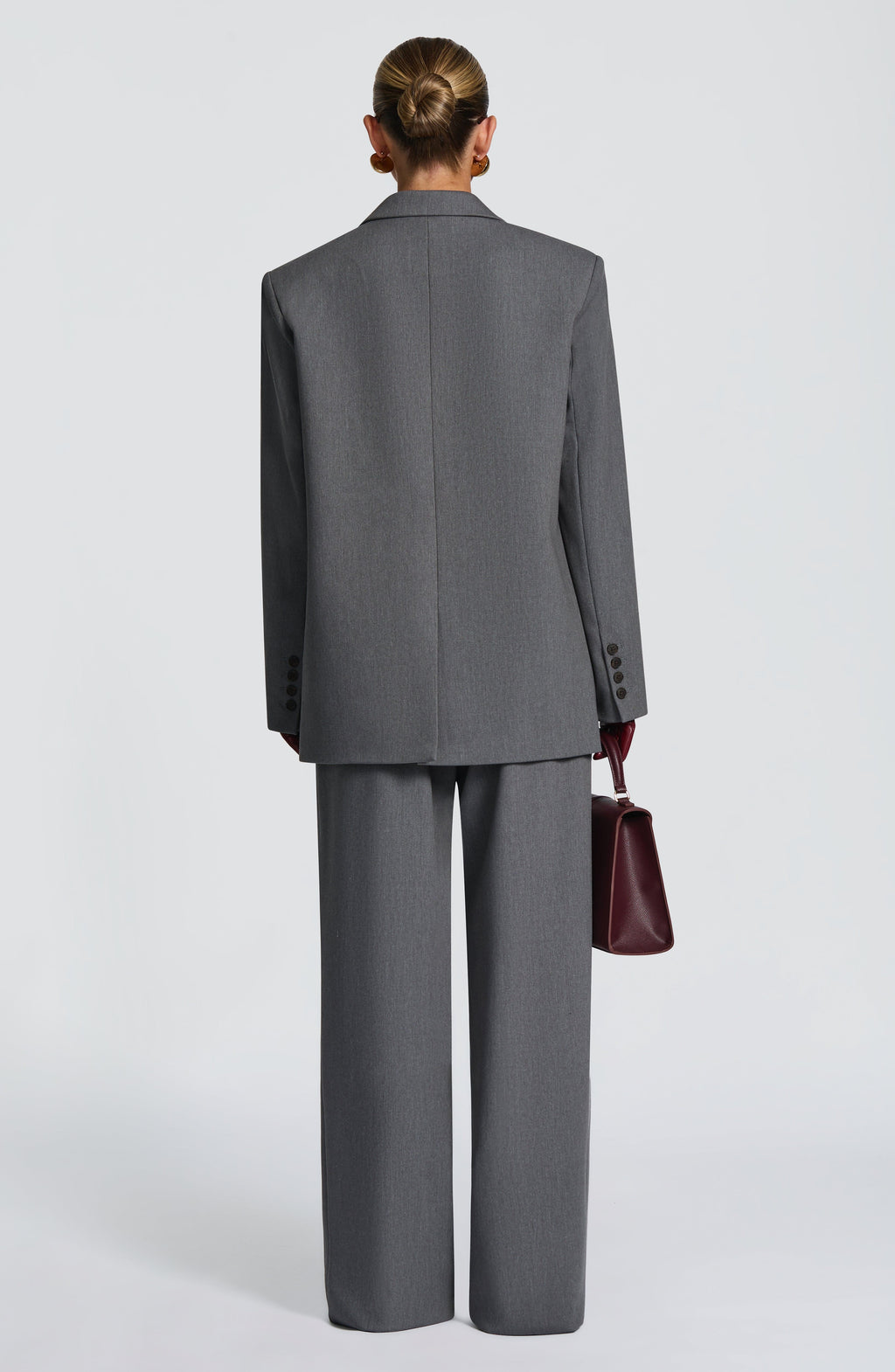 Kirsty Pants - Grey Marl - Napalia