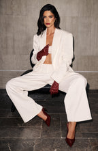 Kirsty Pants - Ivory - Napalia