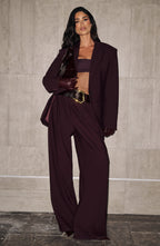 Kirsty Pants - Plum - Napalia