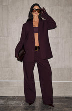 Kirsty Pants - Plum - Napalia