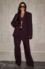 Kirsty Pants - Plum - Napalia